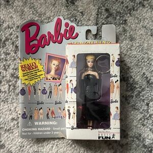 Barbie Keychain in Elegant Black Outfit